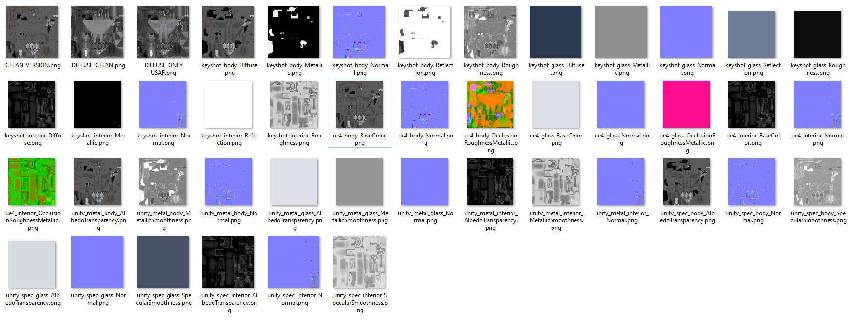 F15 C fighter jet - fighter jet Low-poly 3D model_15