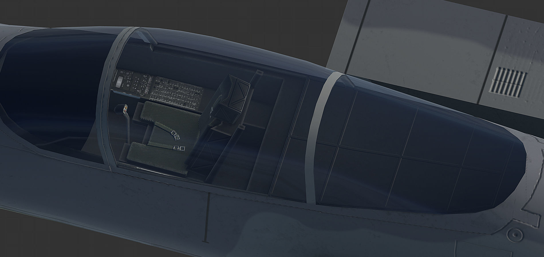 F15 C fighter jet - fighter jet Low-poly 3D model_11