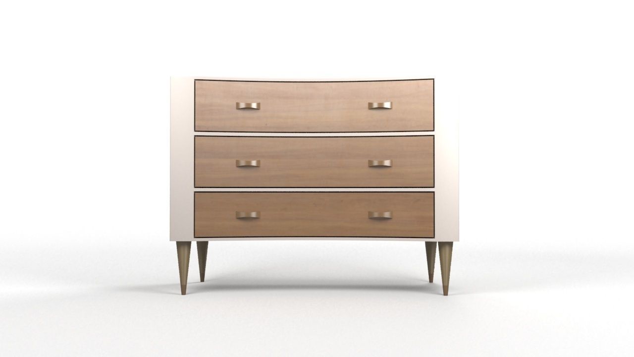 Percy Chest Brass Free 3D model_1