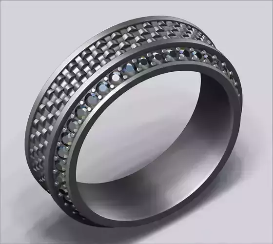 Textured ring 02 - 3 Sizes -