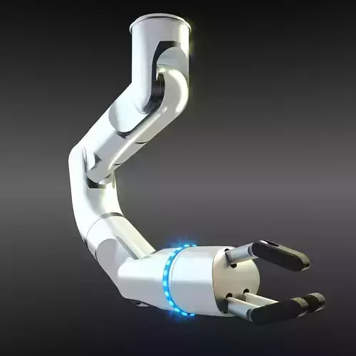 Robotic Arm Rigged 3D model