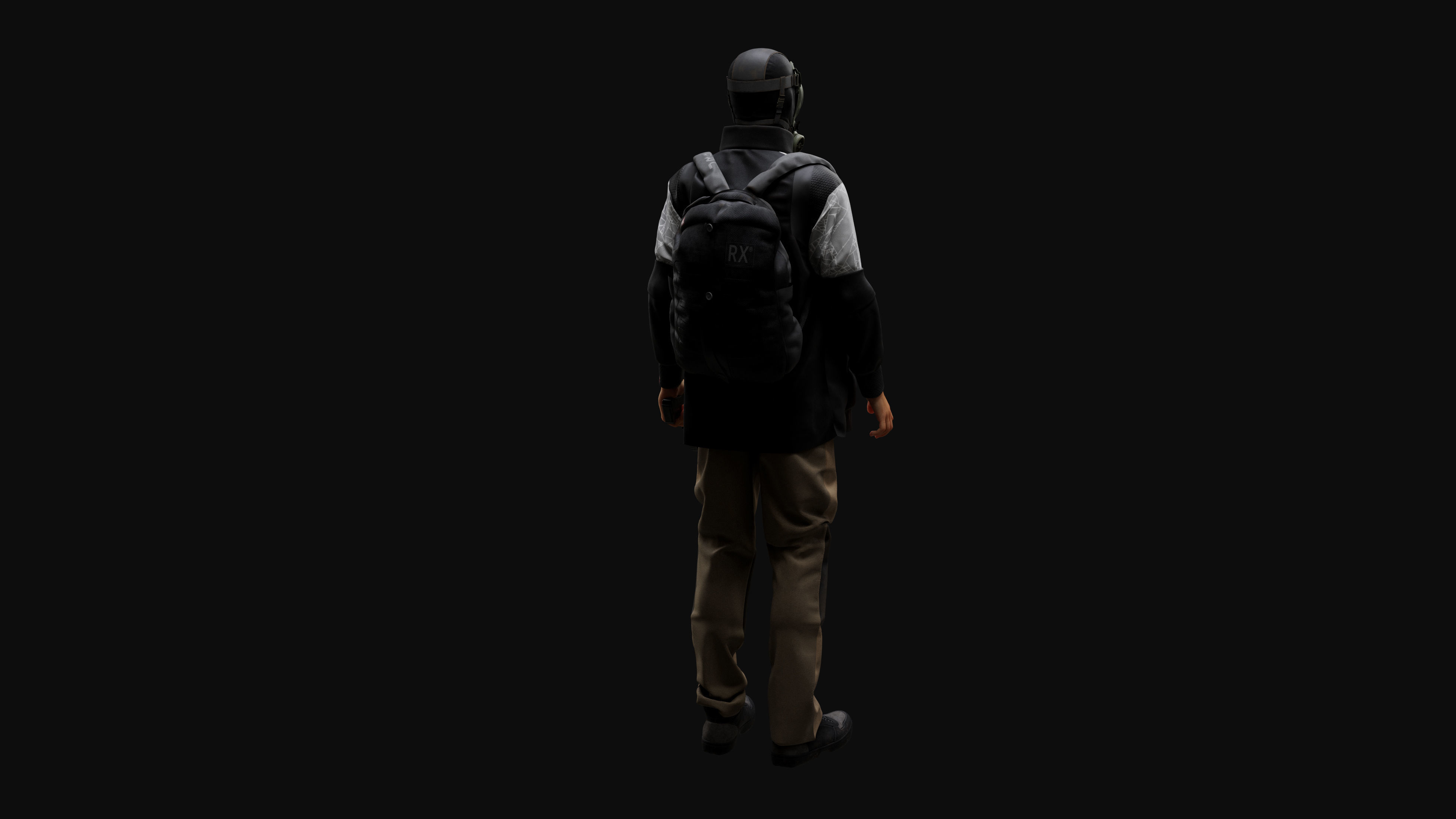 Post-apocalyptic survivor character 3D model_22
