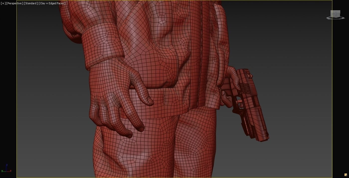Post-apocalyptic survivor character 3D model_26