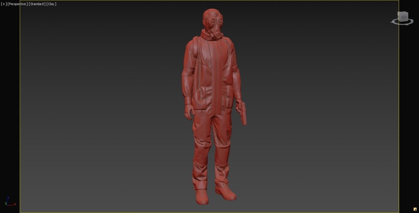 Post-apocalyptic survivor character 3D model_28