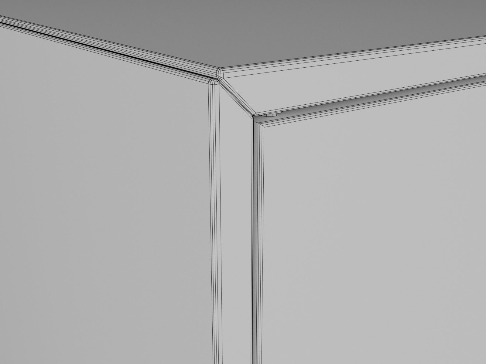 Eket cabinet Low-poly 3D model_4