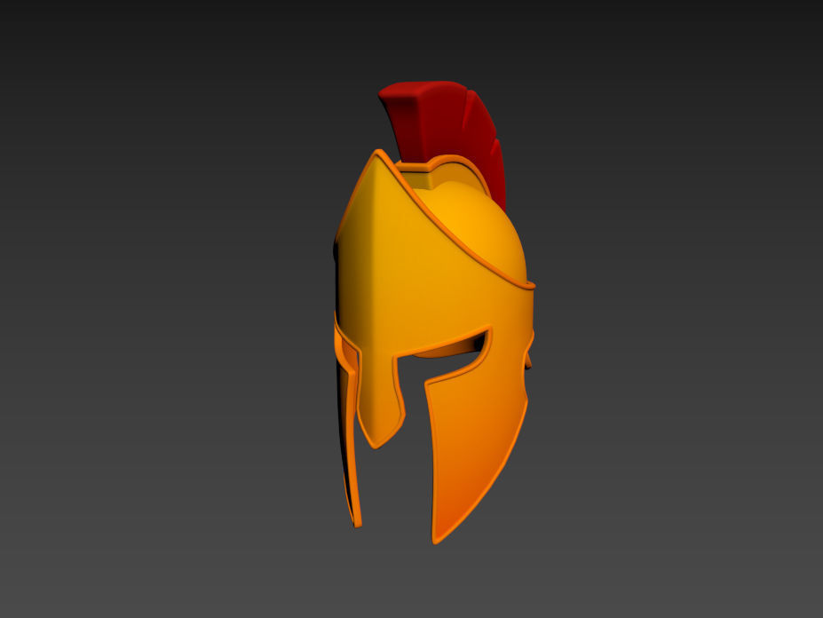 Greek Helmet 3D model_18