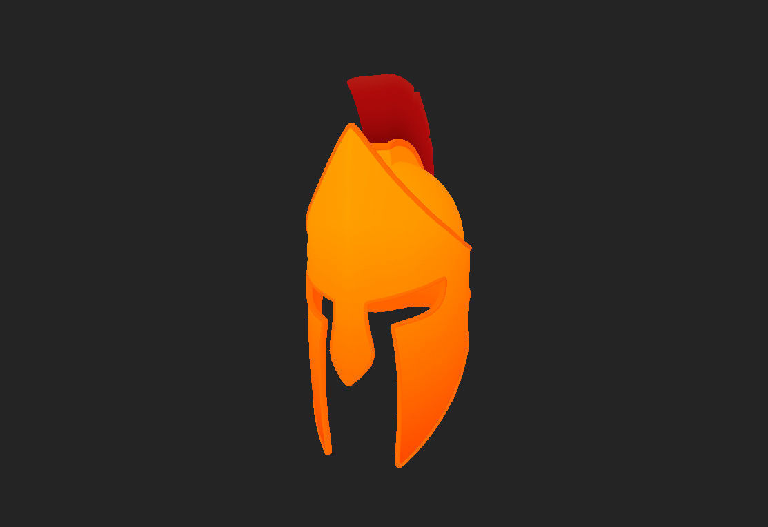 Greek Helmet 3D model_12