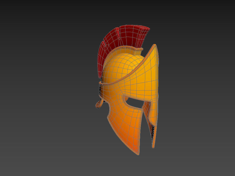 Greek Helmet 3D model_21