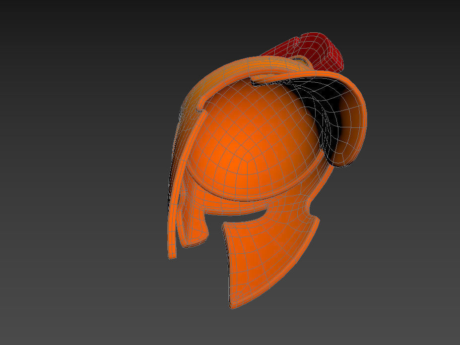 Greek Helmet 3D model_23