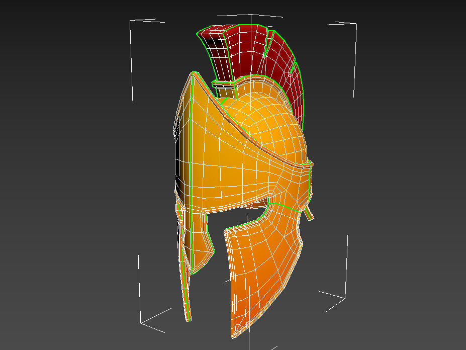 Greek Helmet 3D model_25