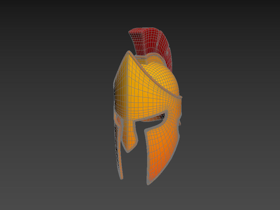 Greek Helmet 3D model_20
