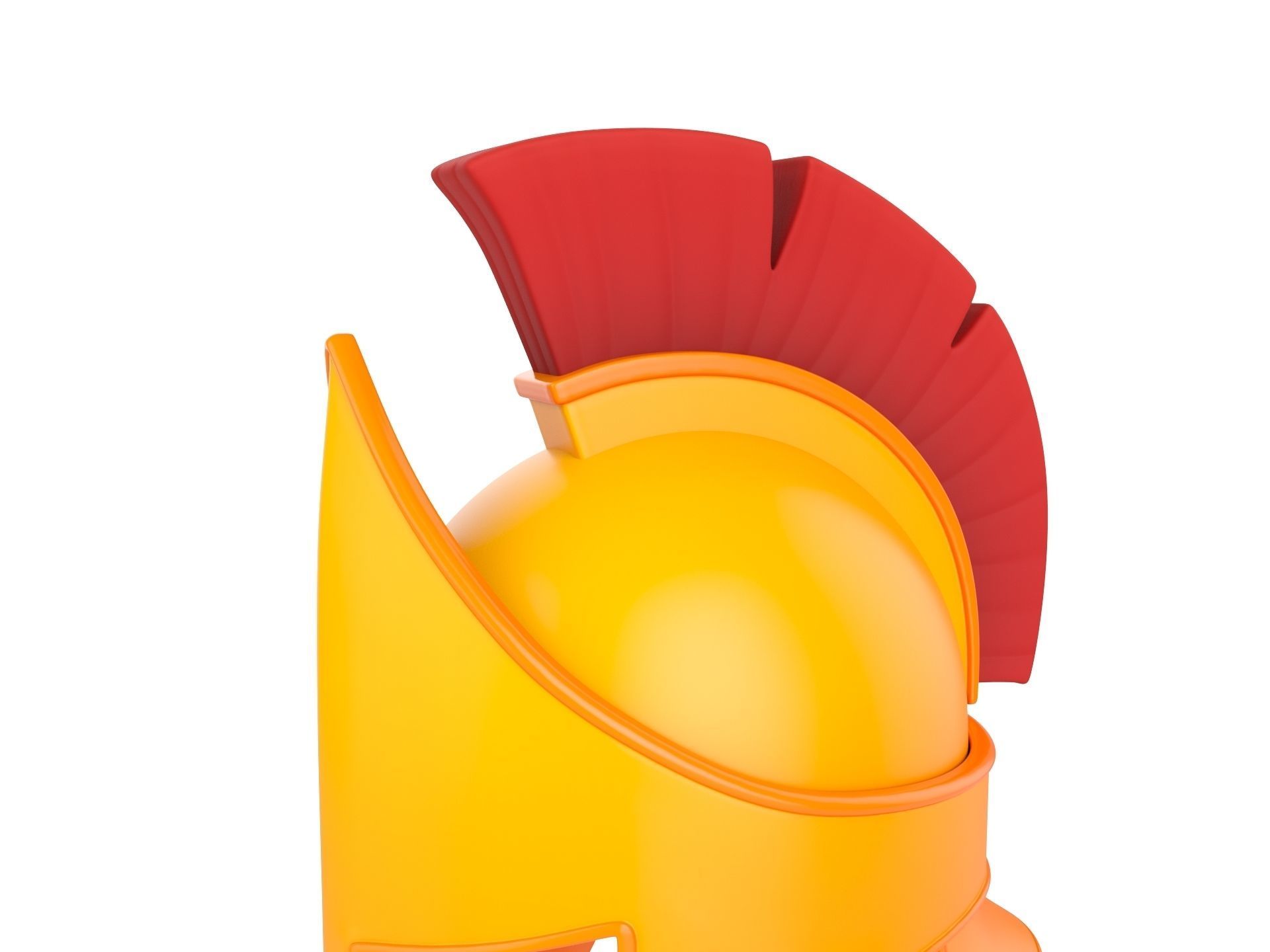 Greek Helmet 3D model_9