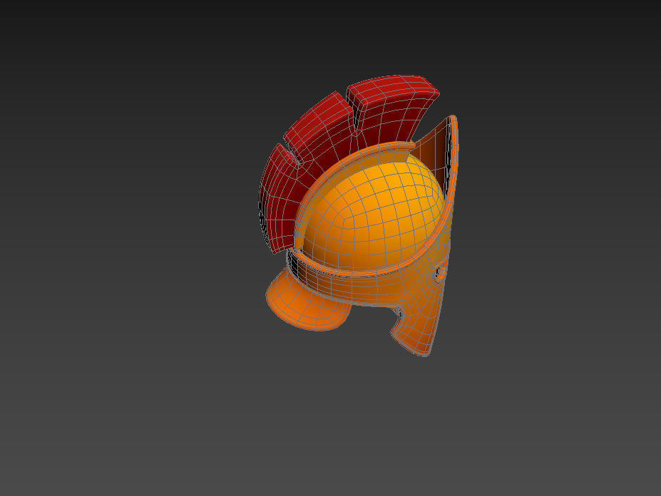 Greek Helmet 3D model_22