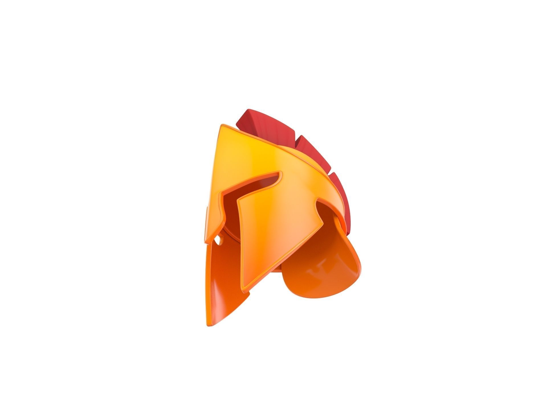 Greek Helmet 3D model_7