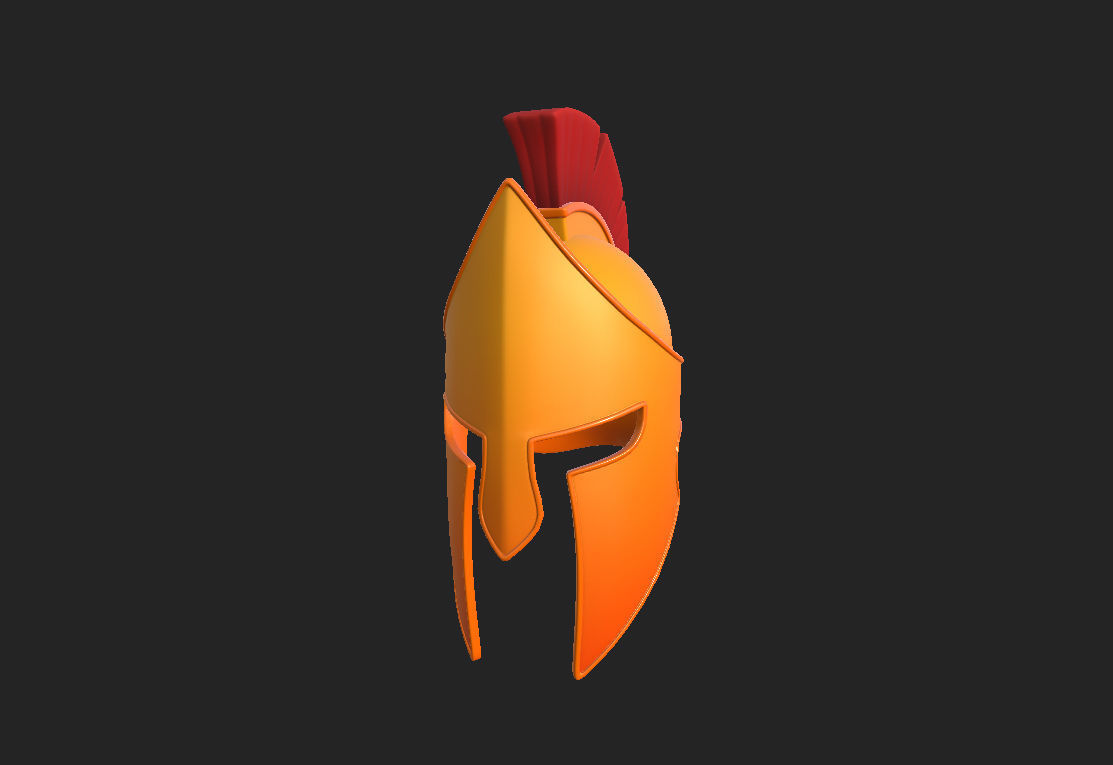 Greek Helmet 3D model_11