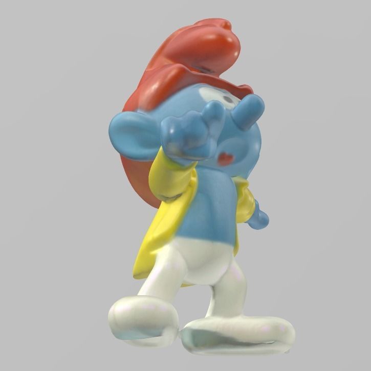 schtroumpf smurf figurine 3D print model_1