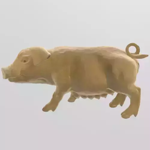 Cochon pig 3D print model