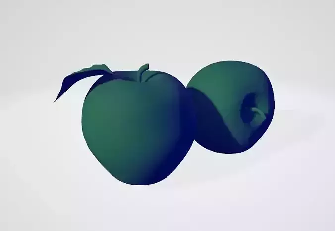 Apple 3D model egg