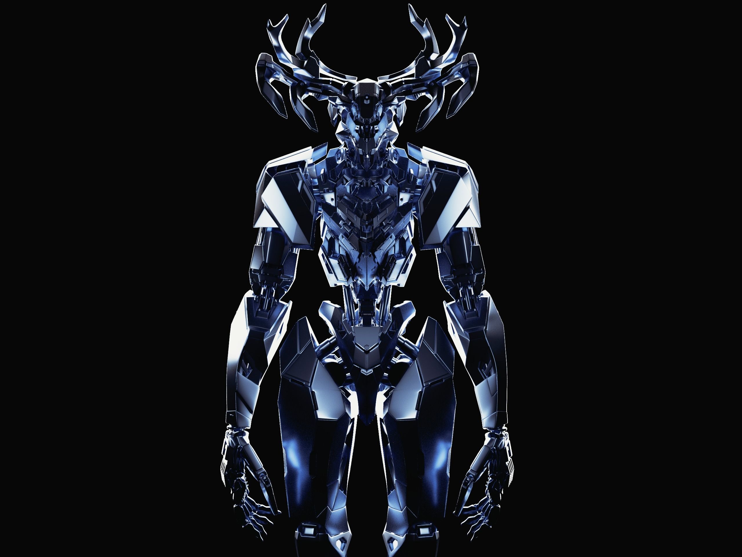 Polydeuces Free low-poly 3D model_2