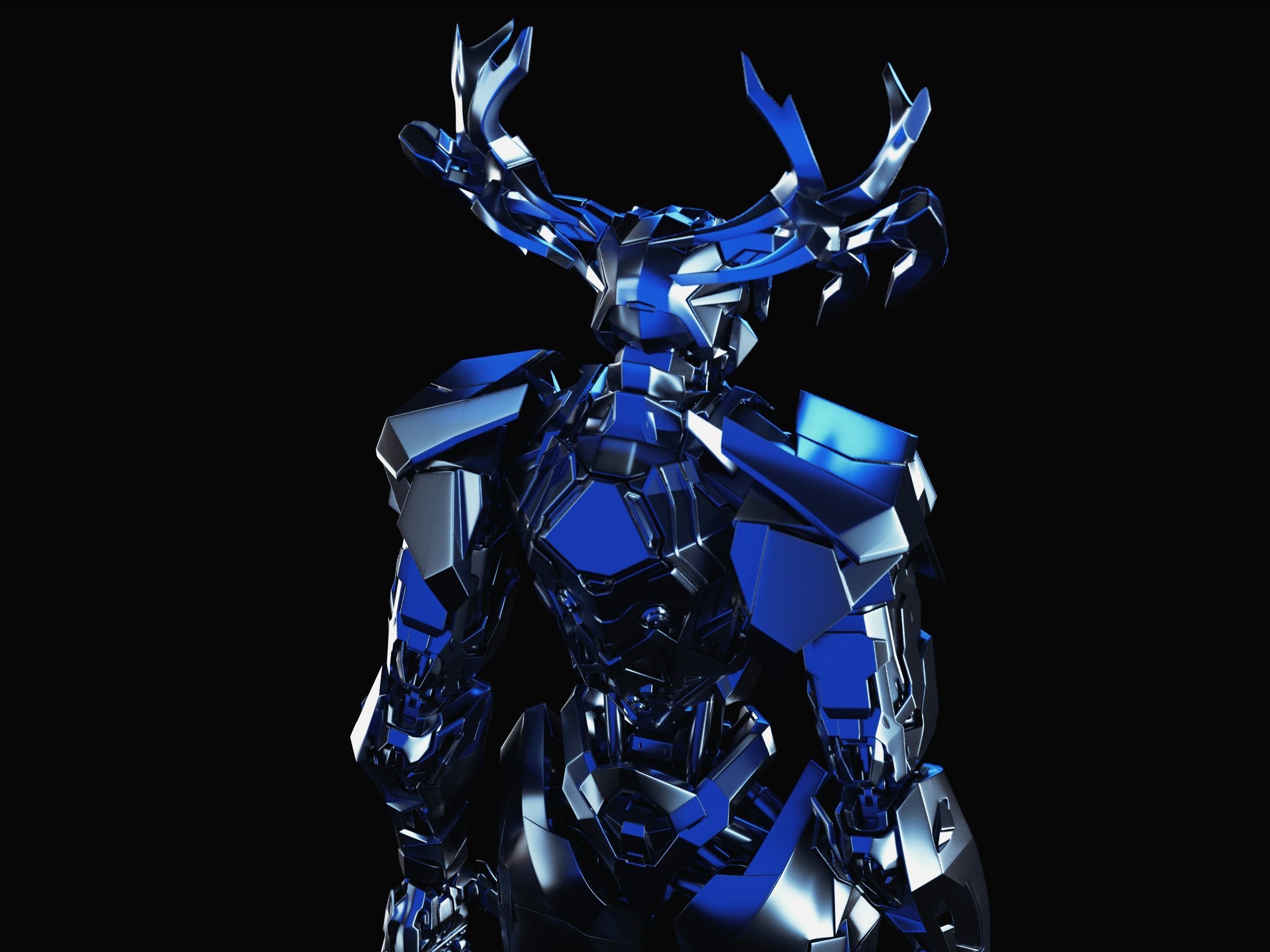 Polydeuces Free low-poly 3D model_7