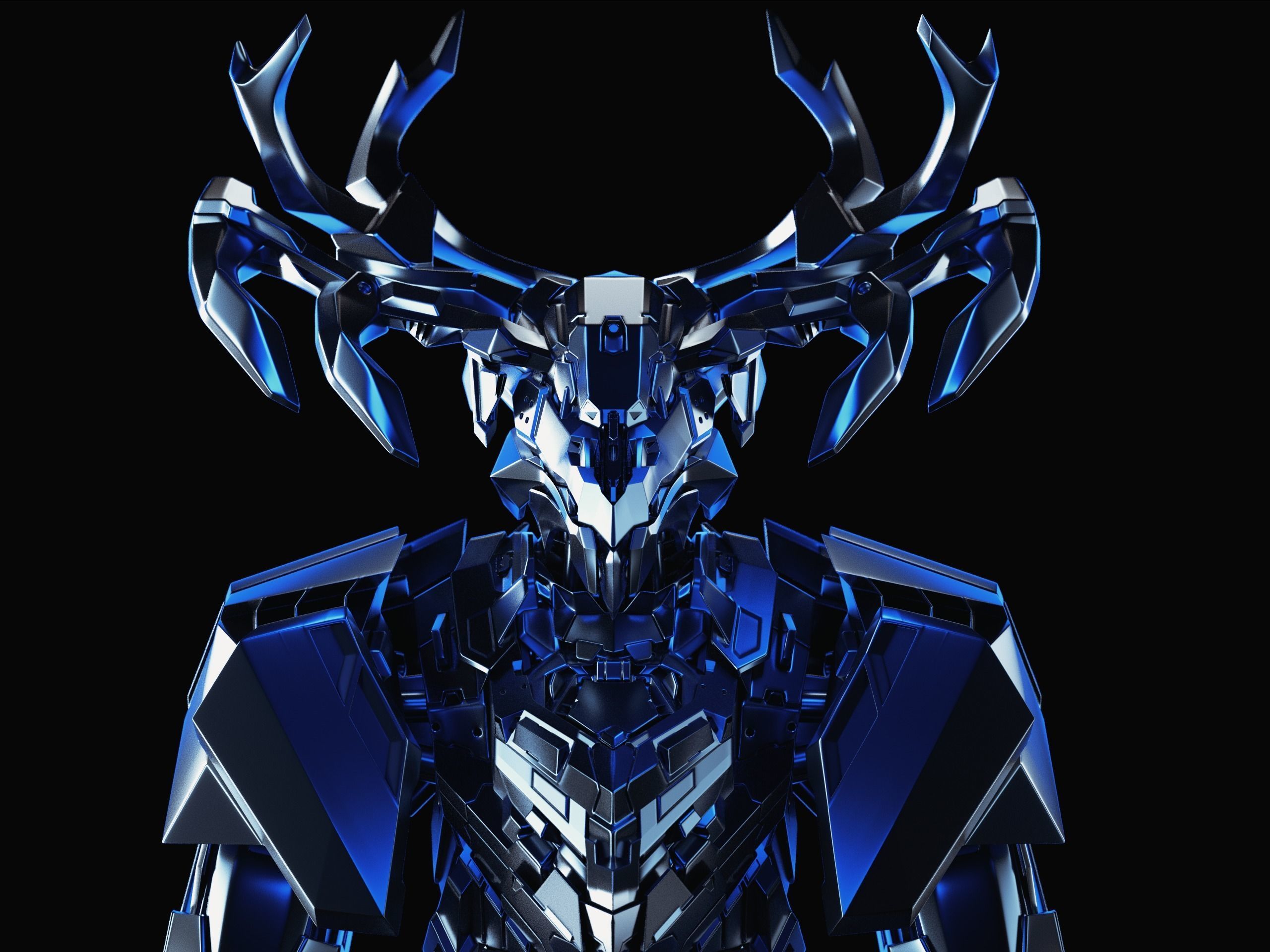 Polydeuces Free low-poly 3D model_4