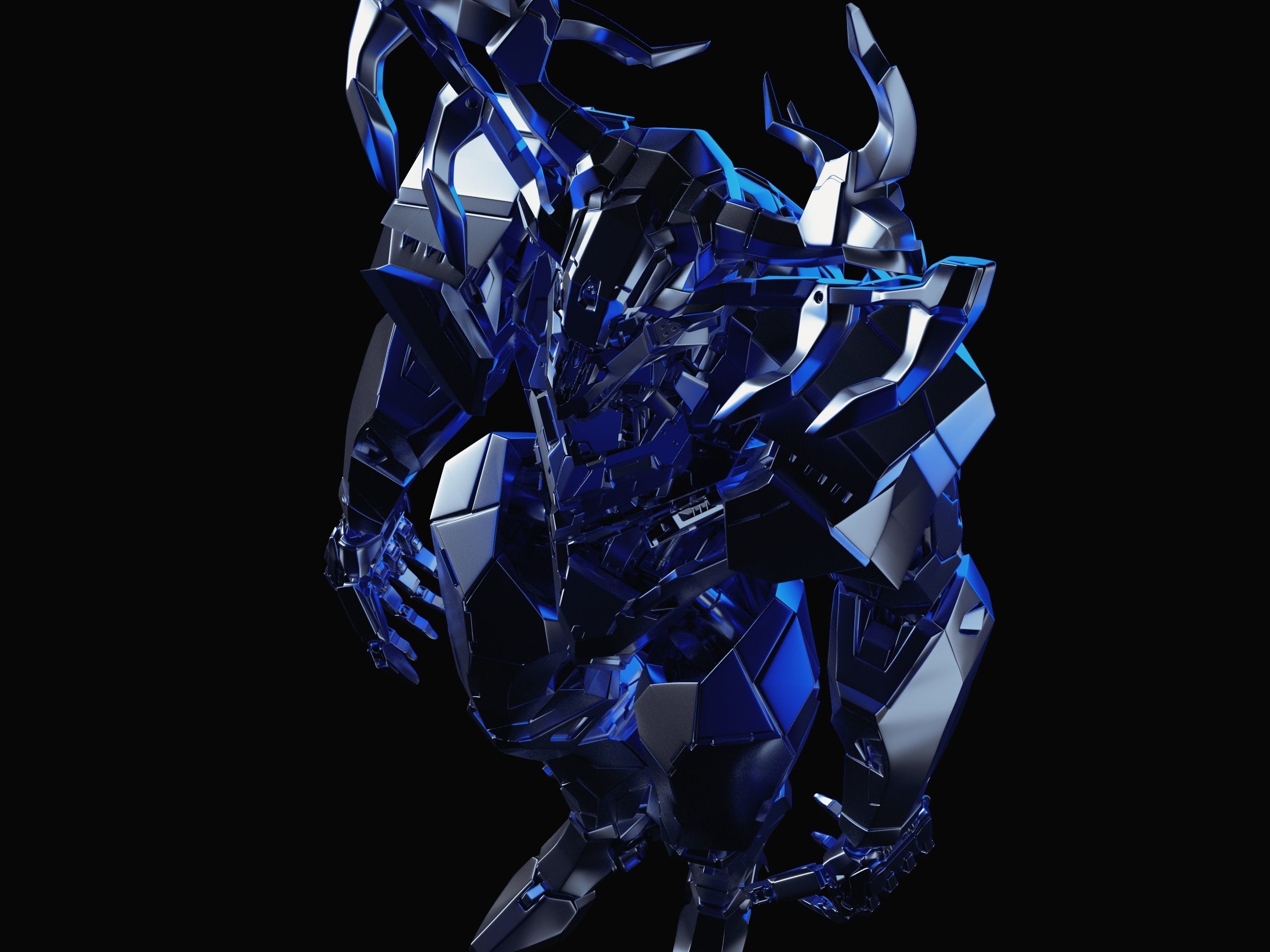 Polydeuces Free low-poly 3D model_6