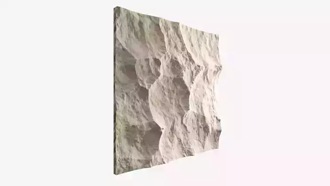 334-RockPanel piece of stone on wall