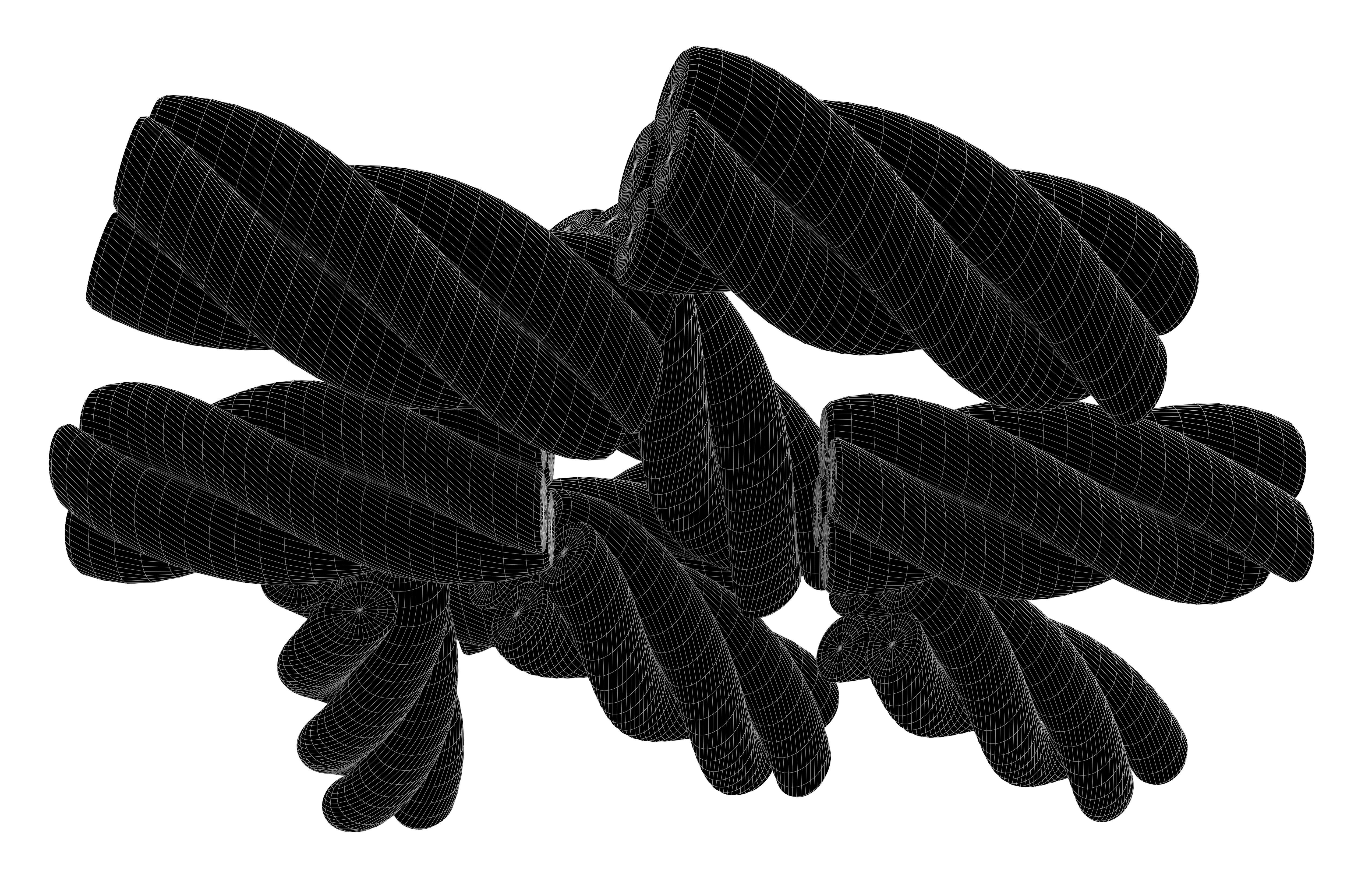 Marshmallows V2 001 Low-poly 3D model_7