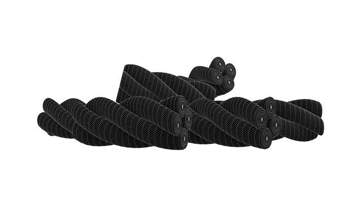Marshmallows V2 002 Low-poly 3D model 6