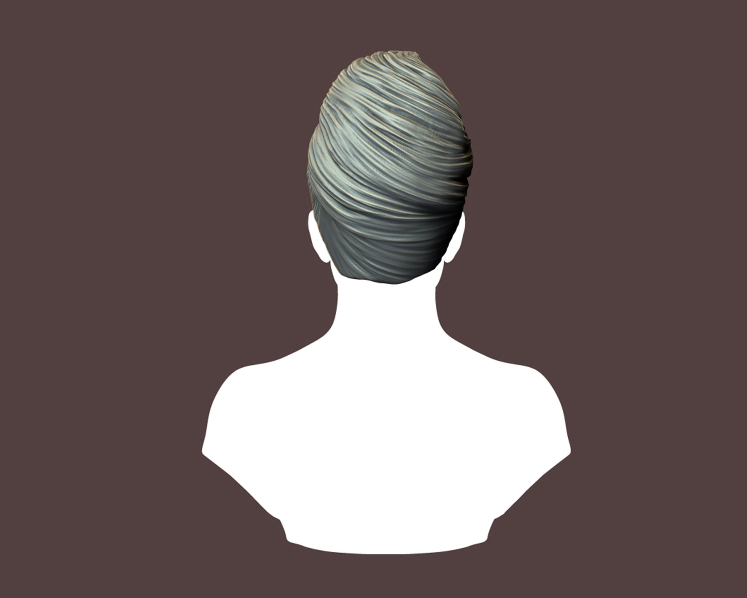 Hairstyle 04 3D print model_8