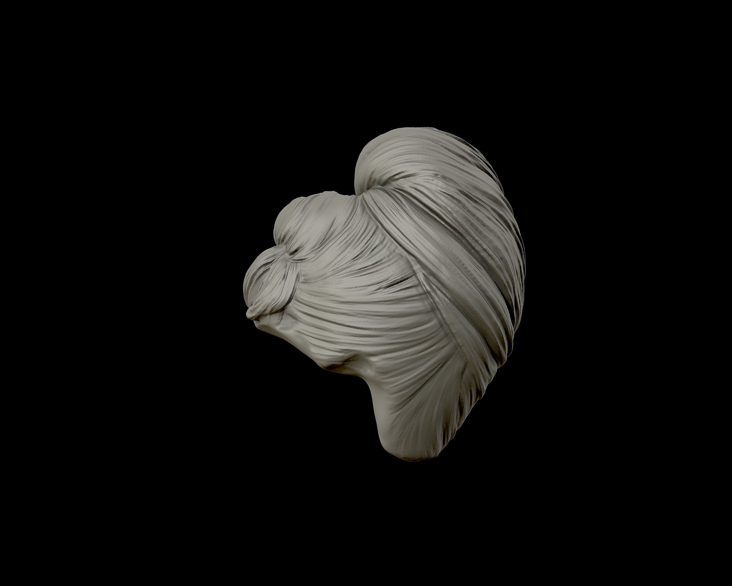 Hairstyle 04 3D print model_15