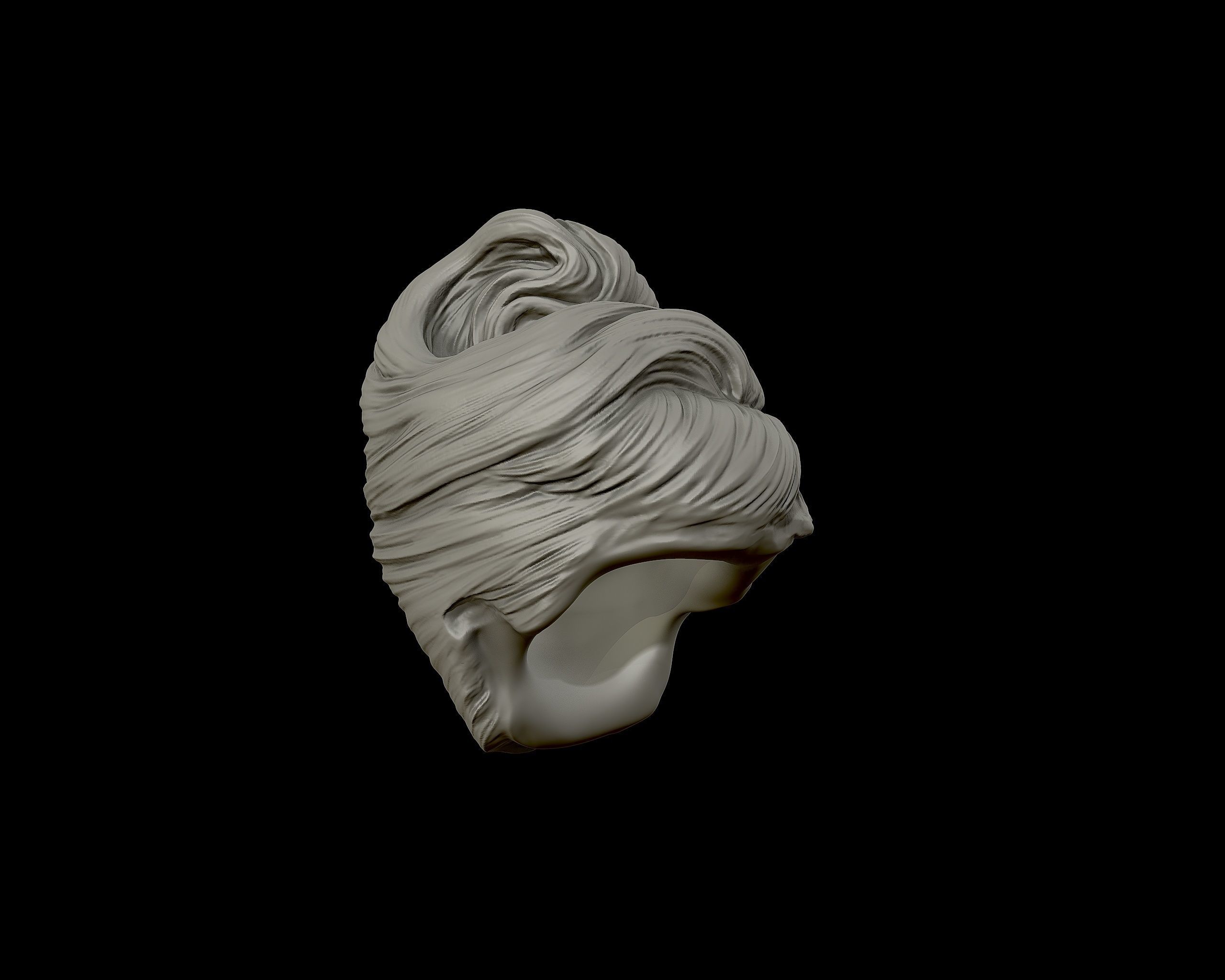 Hairstyle 04 3D print model_19