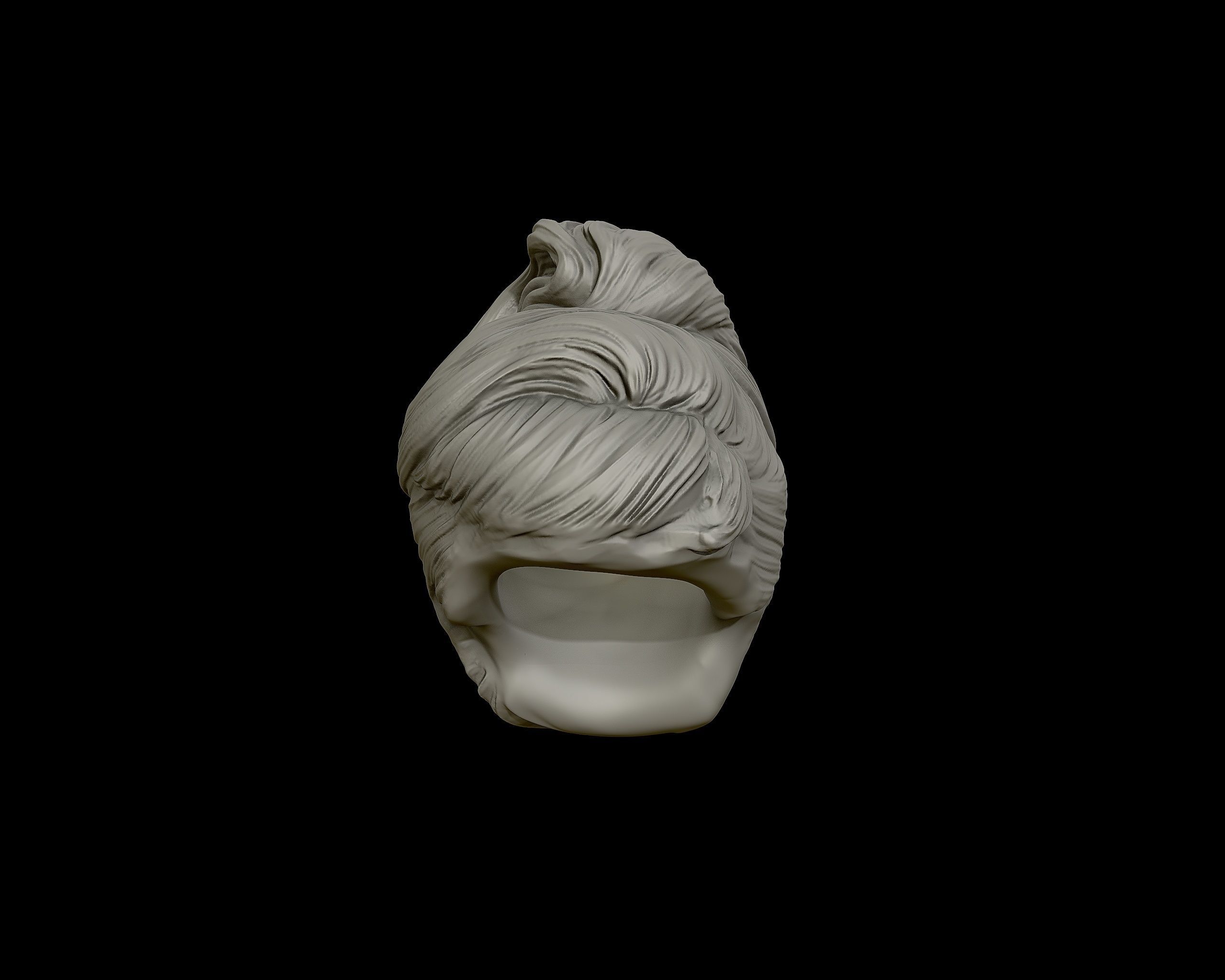 Hairstyle 04 3D print model_11