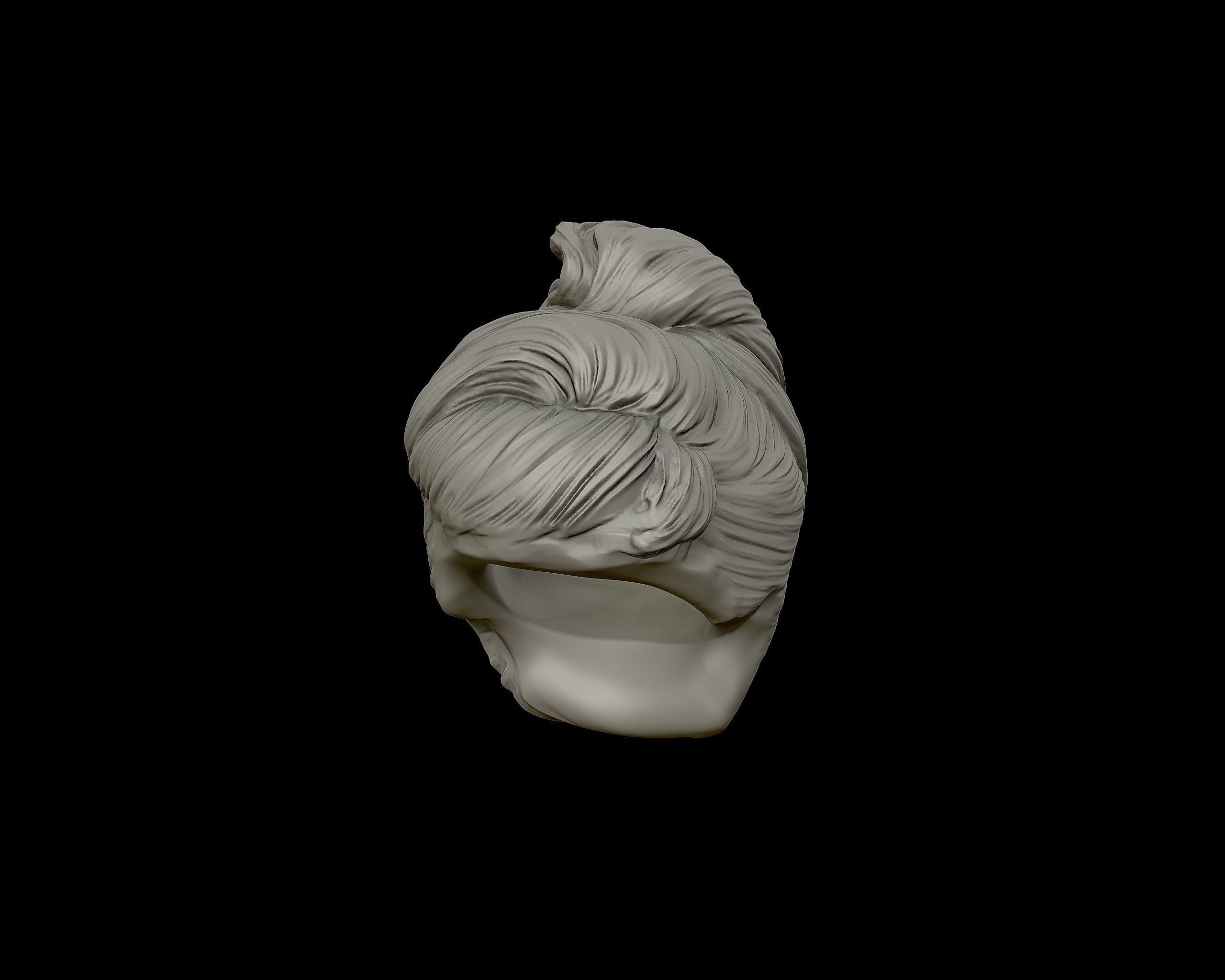Hairstyle 04 3D print model_12