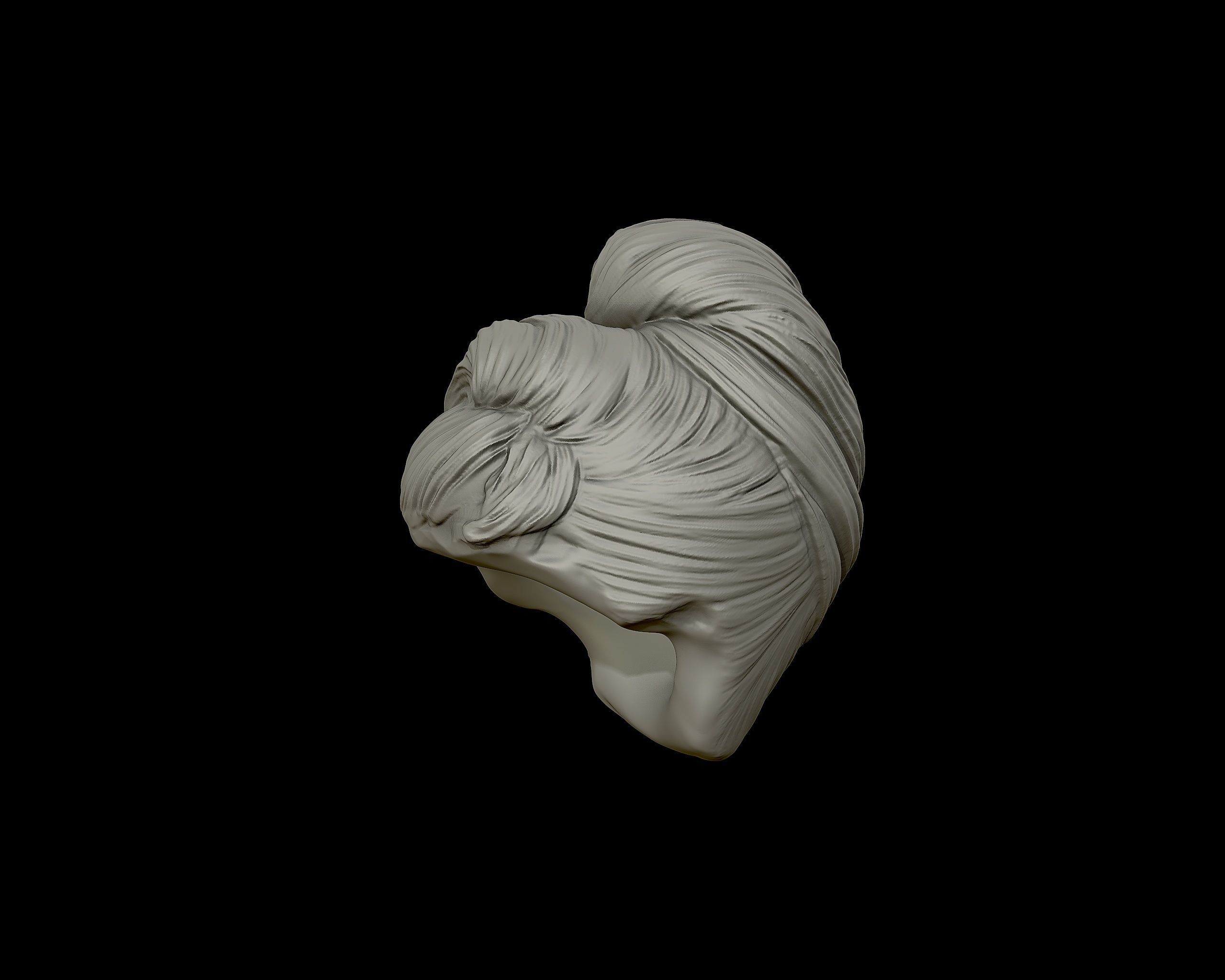 Hairstyle 04 3D print model_14