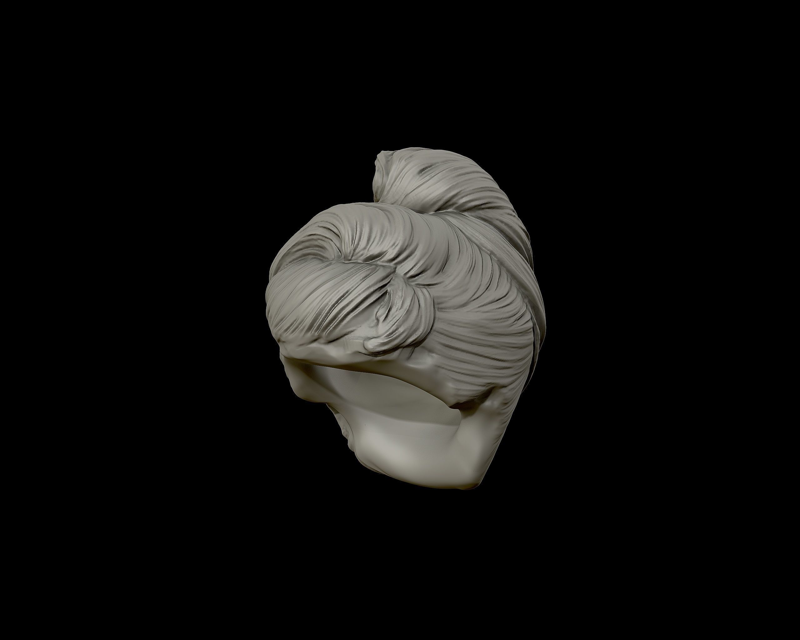 Hairstyle 04 3D print model_13