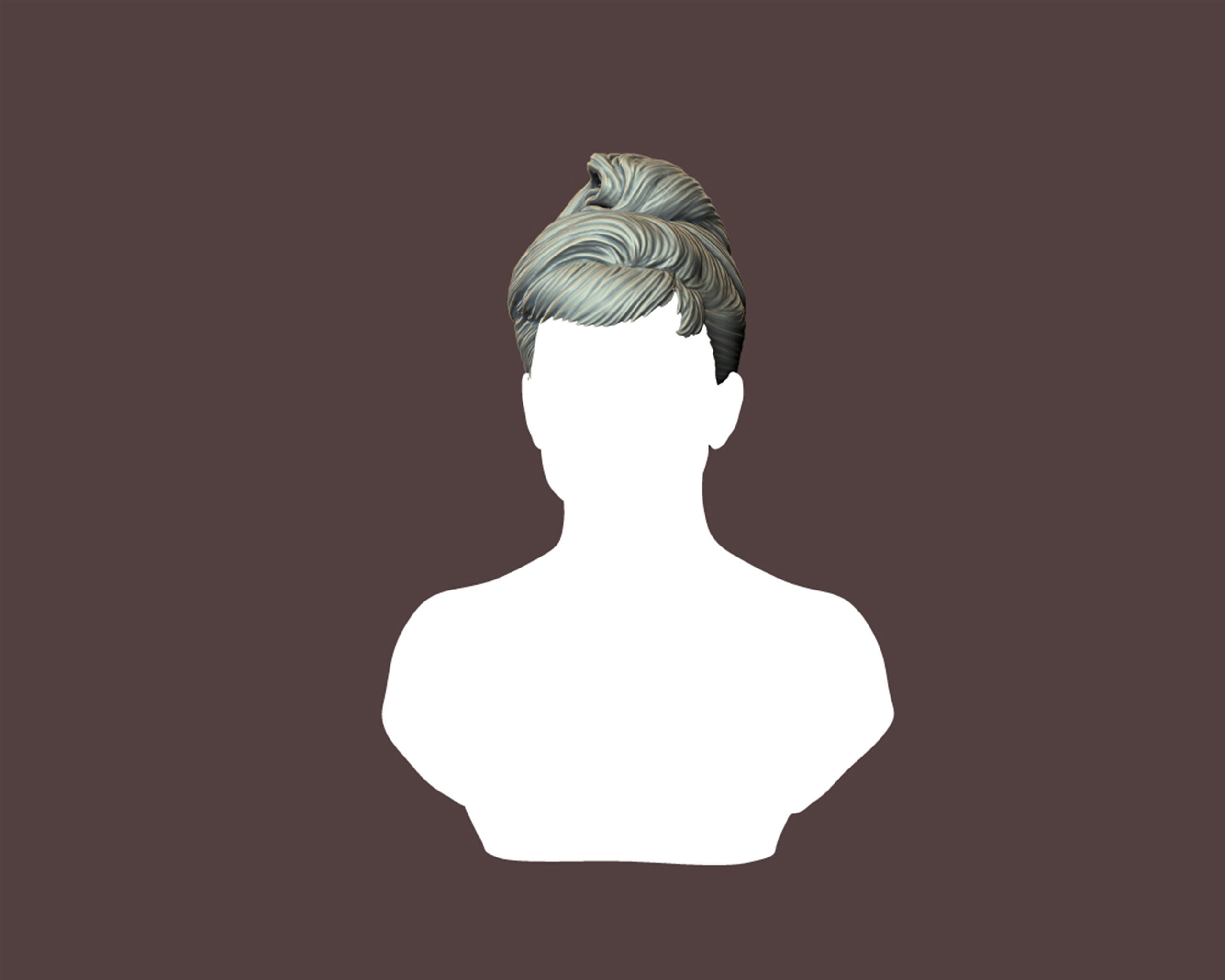 Hairstyle 04 3D print model_10