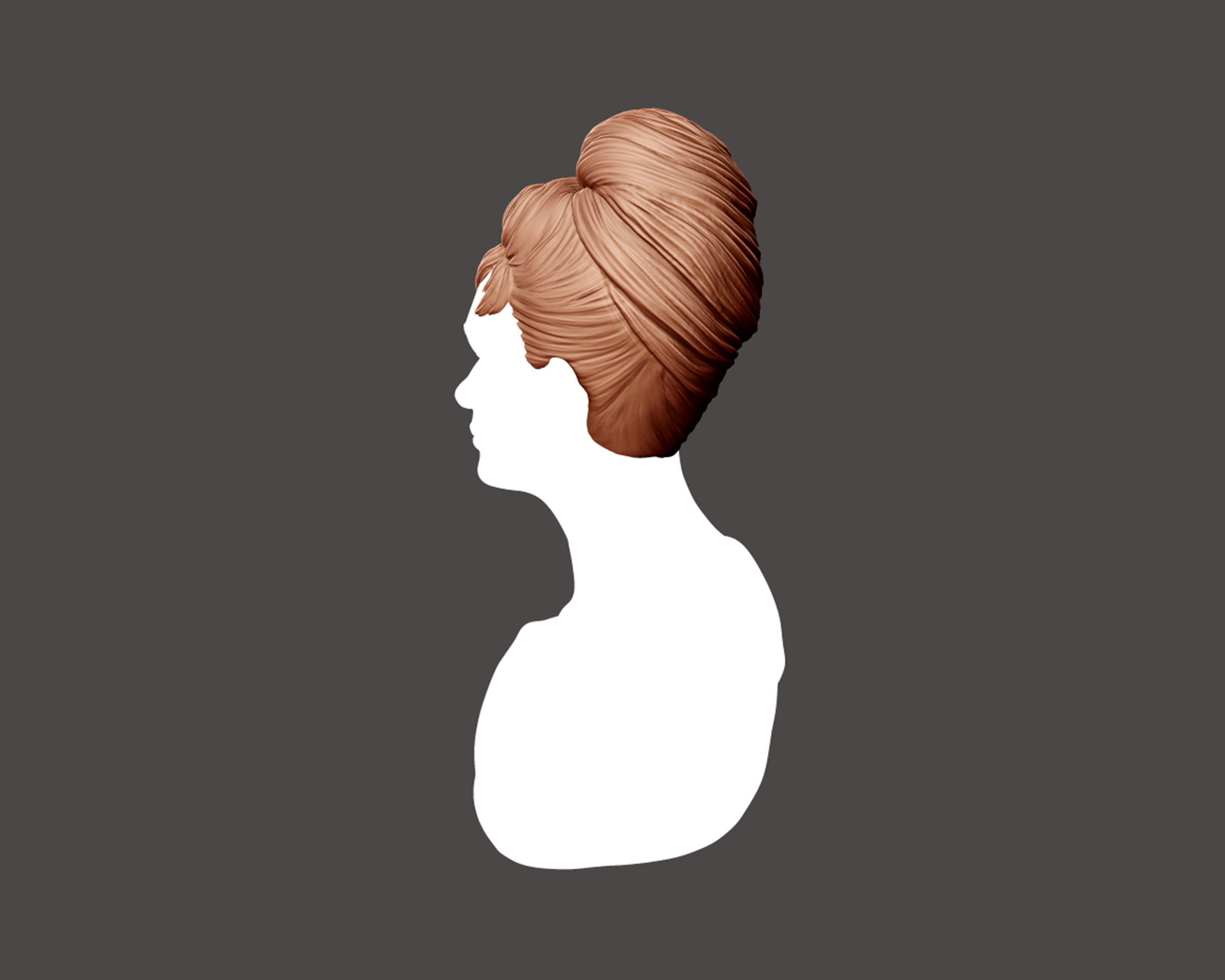 Hairstyle 04 3D print model_5