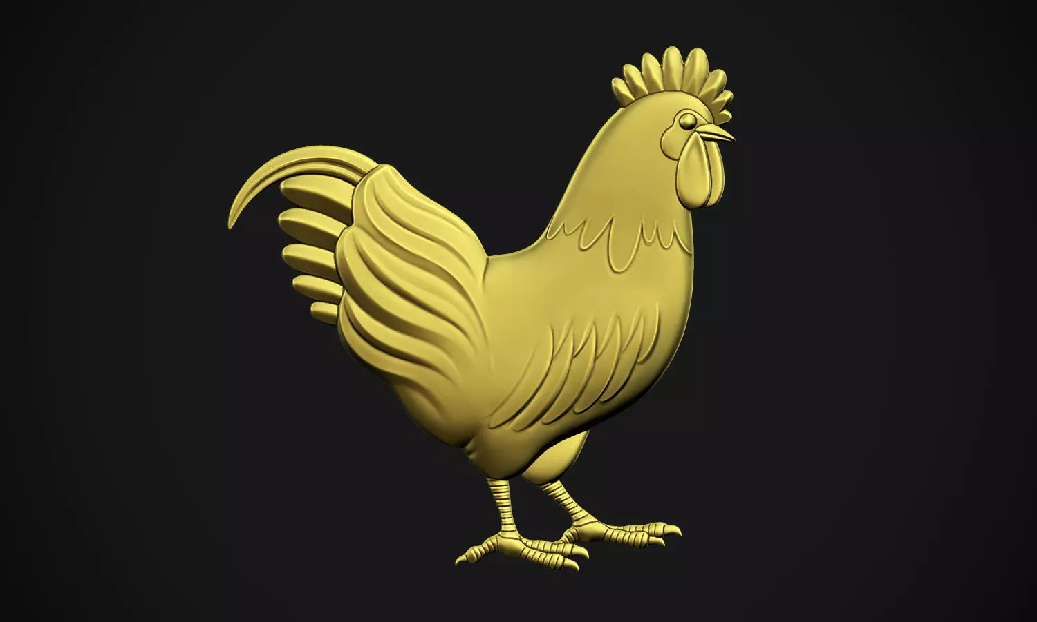Chicken Emoji 3D print model