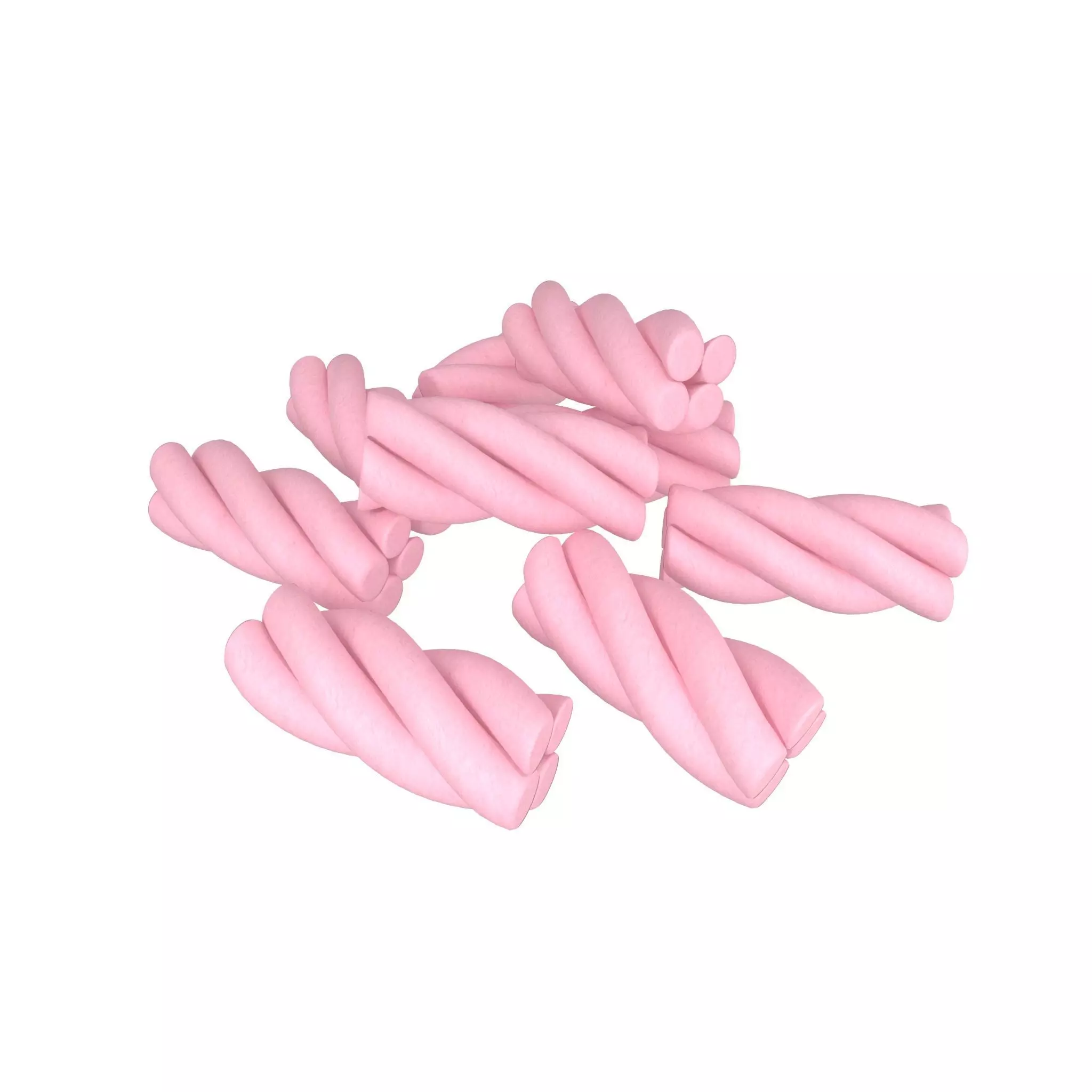 Marshmallows V2 004 Low-poly 3D model_0