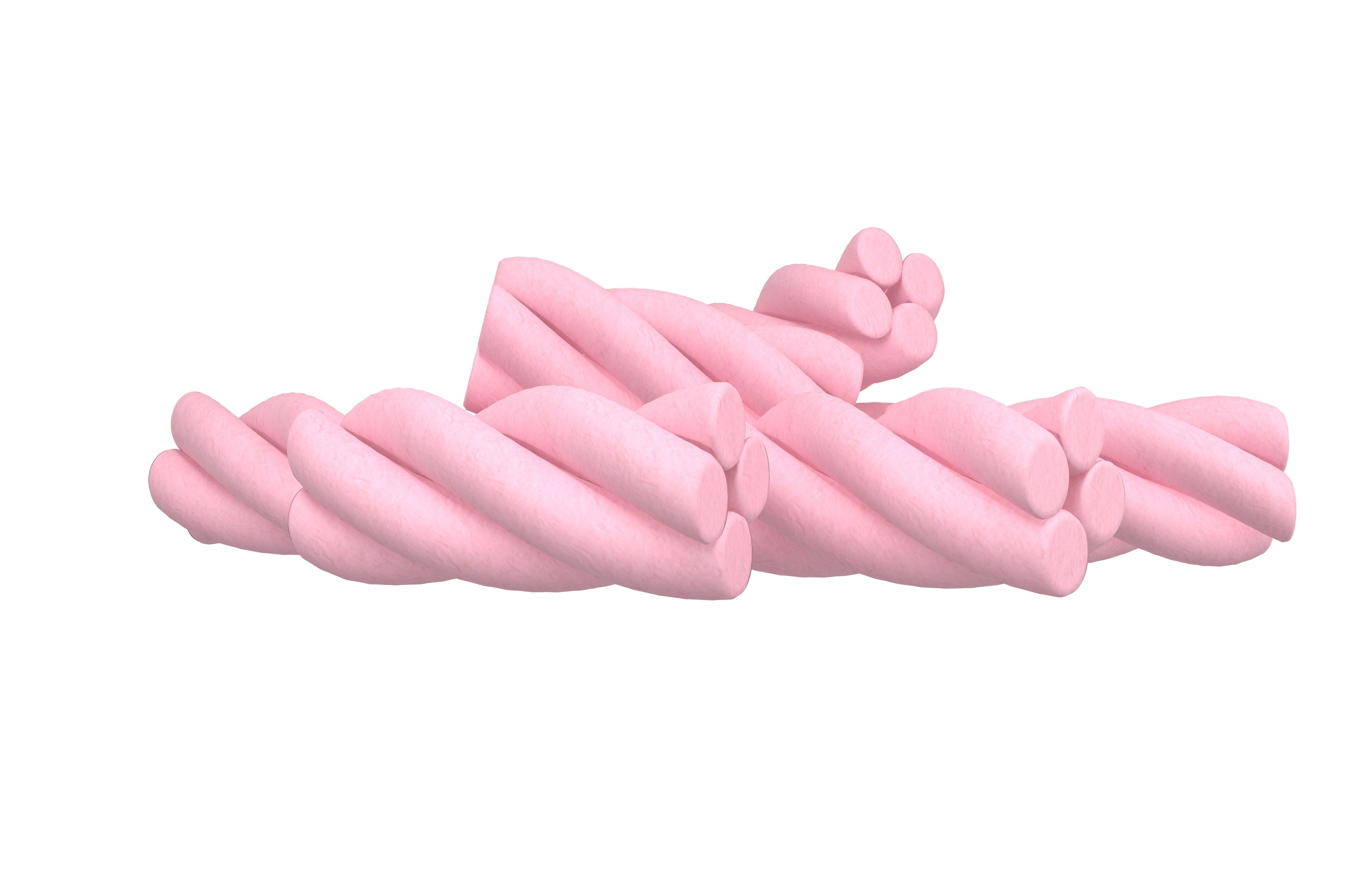 Marshmallows V2 004 Low-poly 3D model_1