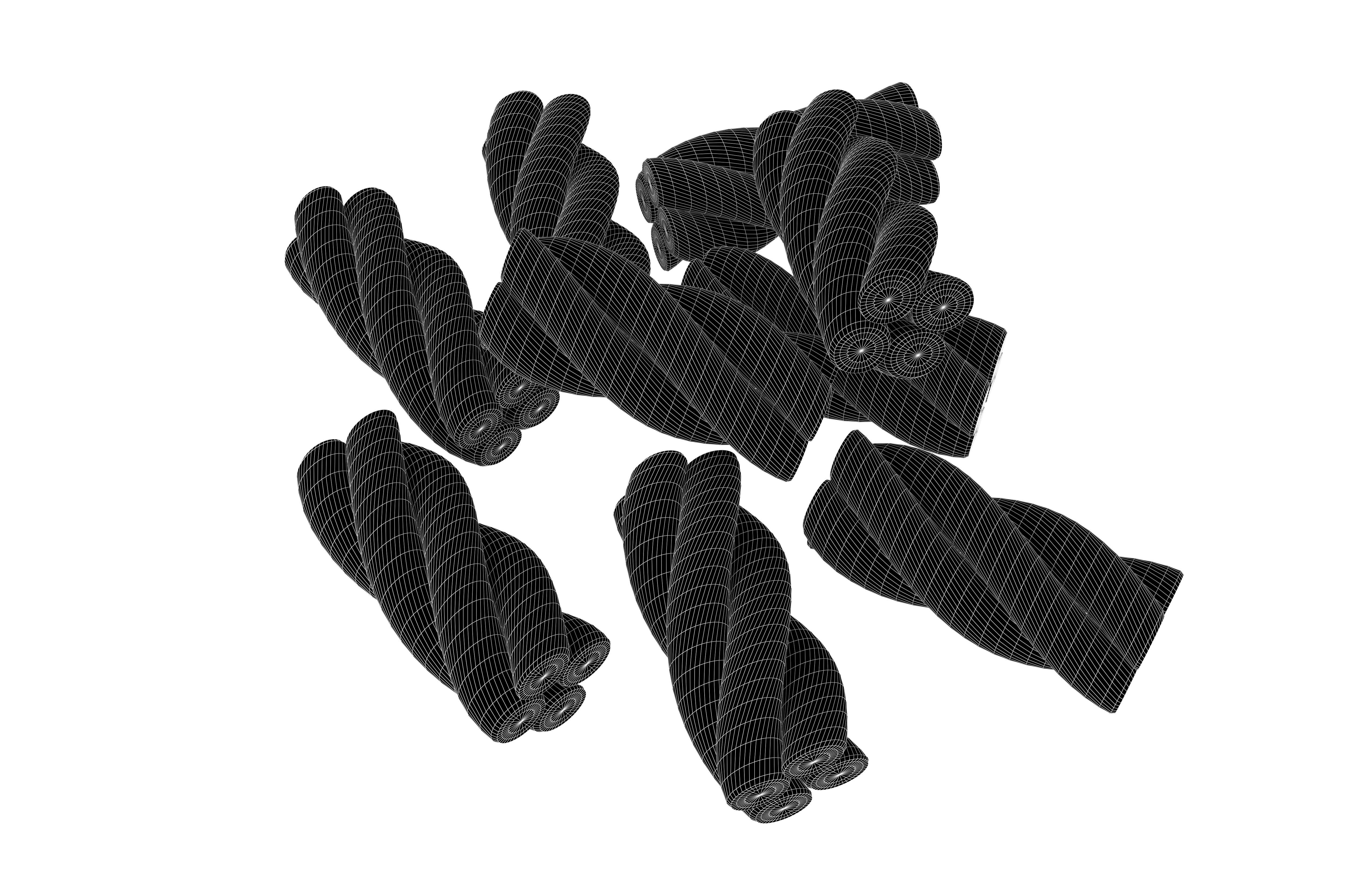 Marshmallows V2 004 Low-poly 3D model_6