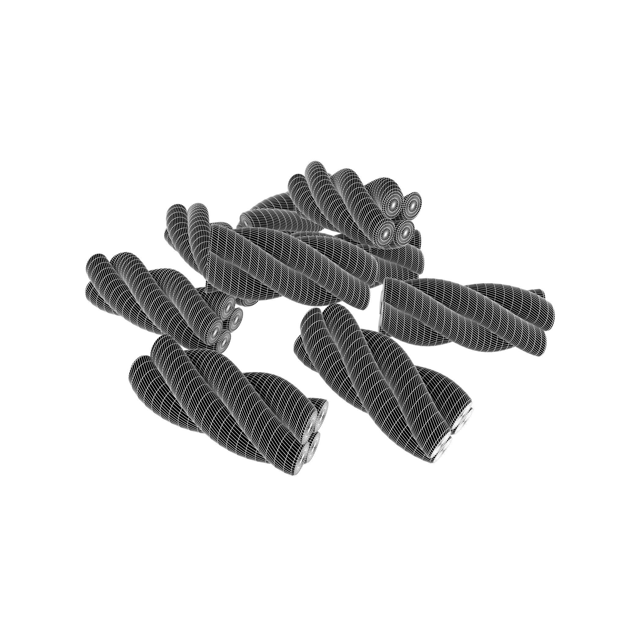 Marshmallows V2 004 Low-poly 3D model_4