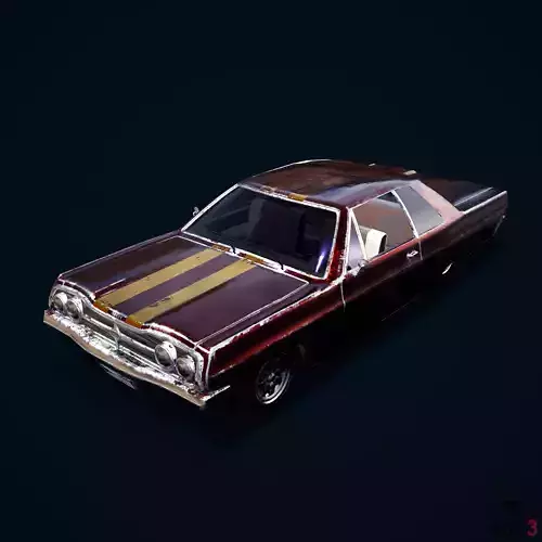 Aged Style Classic Car