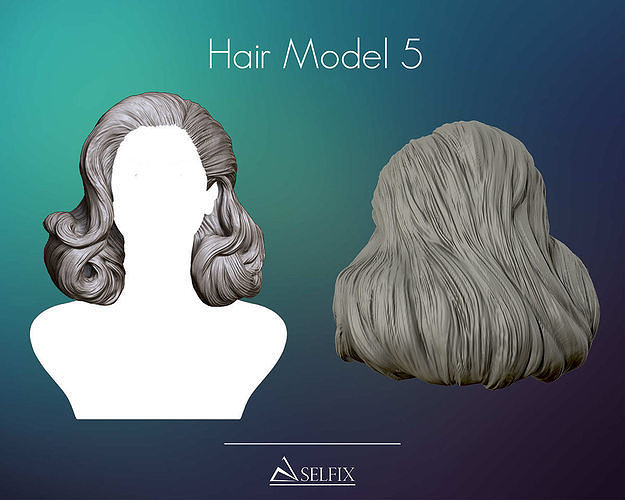 Hairstyle 05 3D print model