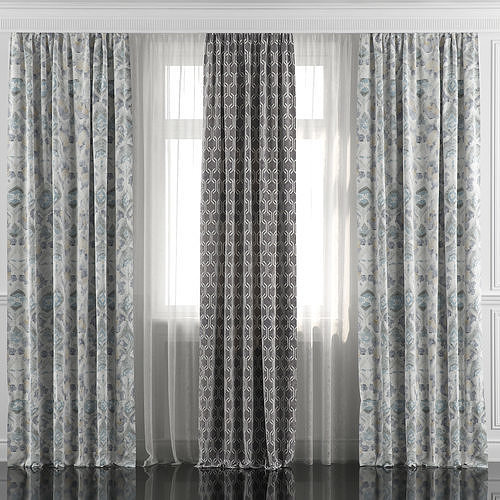 Curtain Set 31 3D model