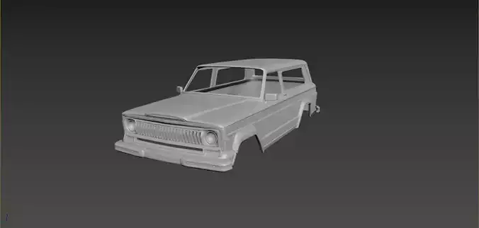 Jeep Grand Cherokee 1977 Body For Print 3D print model