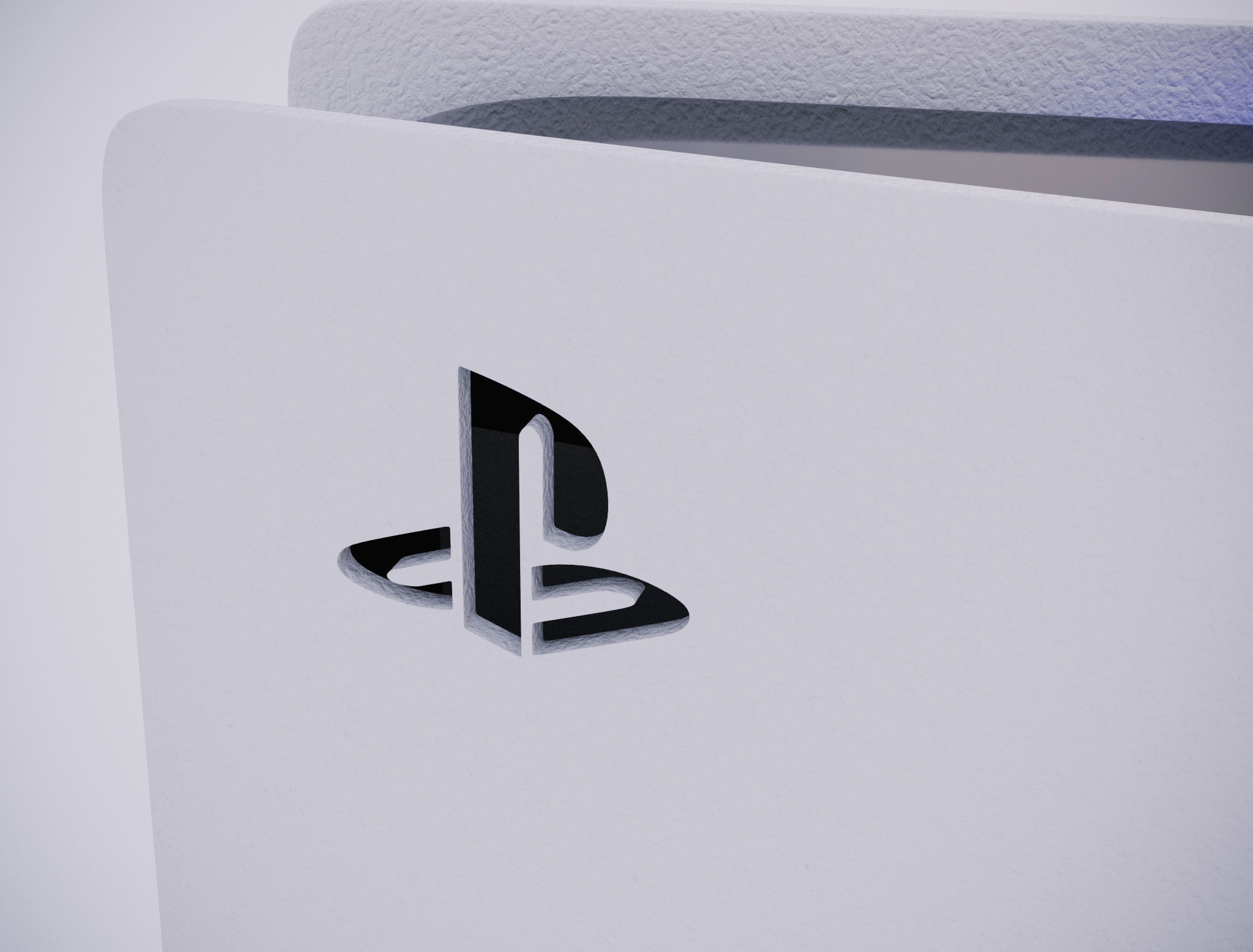 Sony Playstation 5 with gamepad 3D model_8