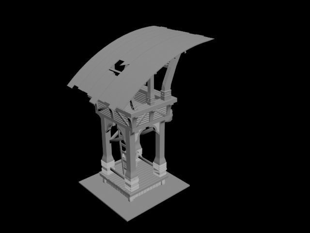 Archer Tower 3D print model_1