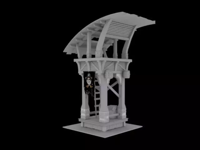 Archer Tower 3D print model_0